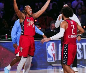 电竞投注-全明星改版成功！美国小将笑到最后，文班很郁闷！